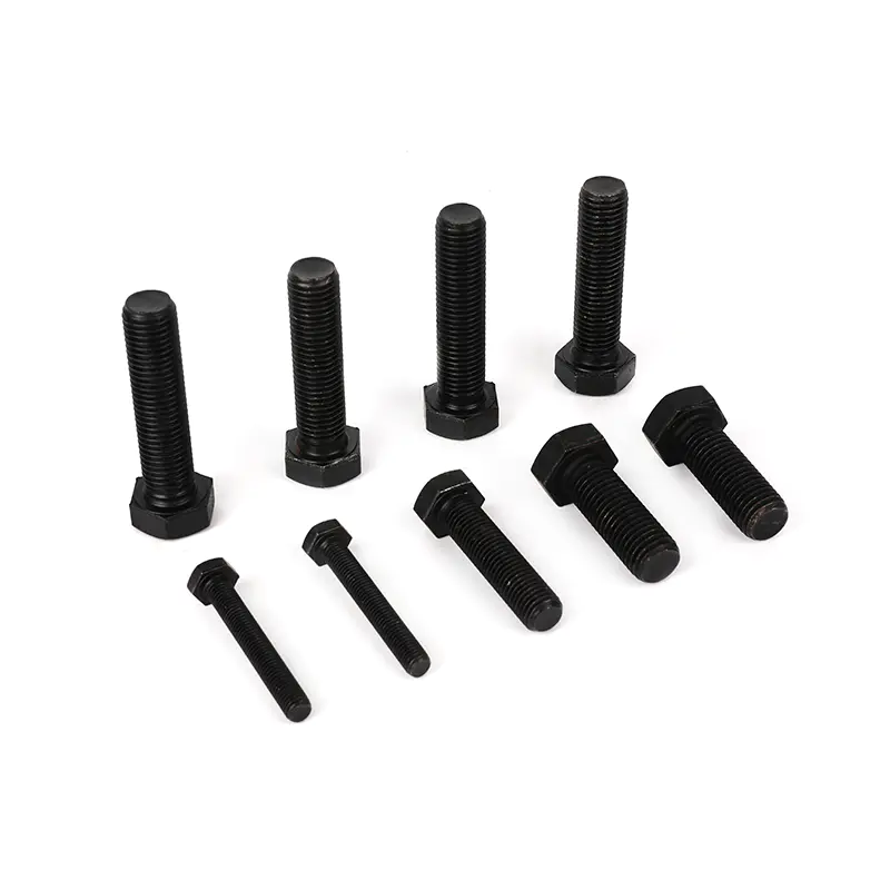 เกรด 8.8 Black Oxide Full-Thread Bolts, Hex Head Bolt